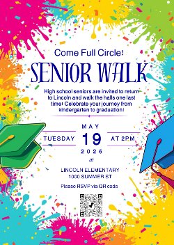 lincoln elementary senior walk event